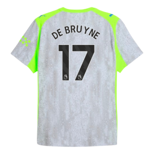 2025-2026 Man City Authentic Third Shirt (De Bruyne 17)