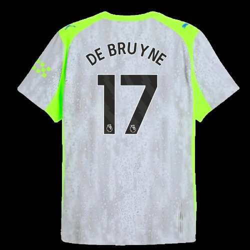 2025-2026 Man City Authentic Third Shirt (De Bruyne 17)