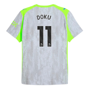 2025-2026 Man City Authentic Third Shirt (Doku 11)