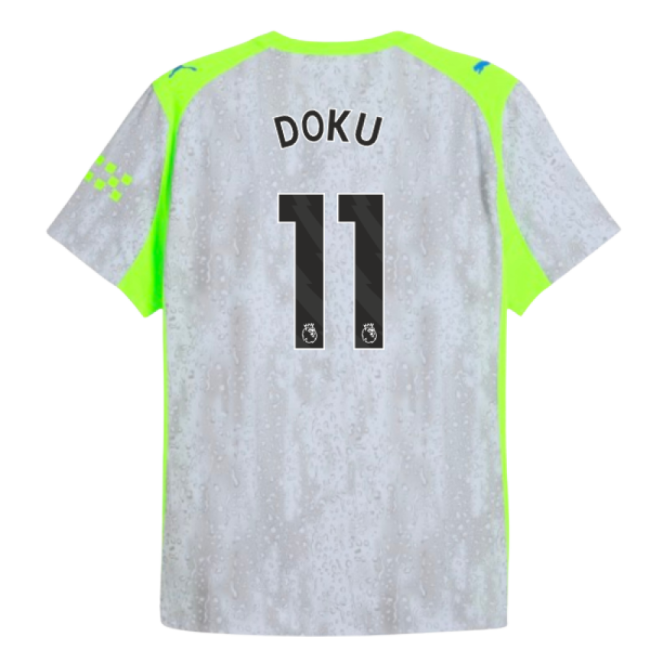 2025-2026 Man City Authentic Third Shirt (Doku 11)