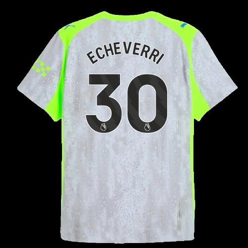 2025-2026 Man City Authentic Third Shirt (Echeverri 30)