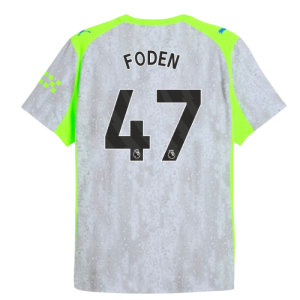 2025-2026 Man City Authentic Third Shirt (Foden 47)