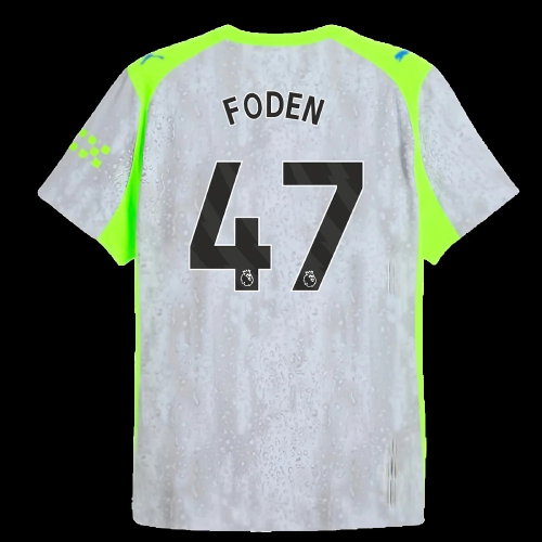 2025-2026 Man City Authentic Third Shirt (Foden 47)