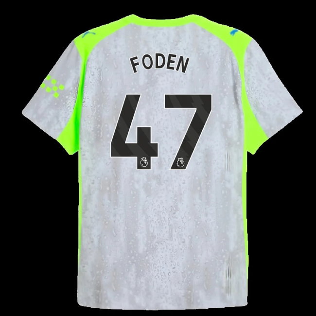 2025-2026 Man City Authentic Third Shirt (Foden 47)