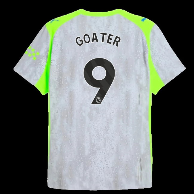 2025-2026 Man City Authentic Third Shirt (Goater 9)