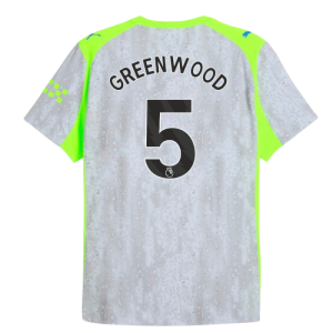 2025-2026 Man City Authentic Third Shirt (Greenwood 5)