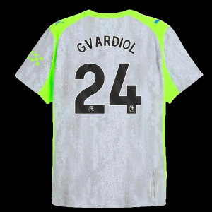 2025-2026 Man City Authentic Third Shirt (Gvardiol 24)