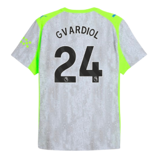 2025-2026 Man City Authentic Third Shirt (Gvardiol 24)