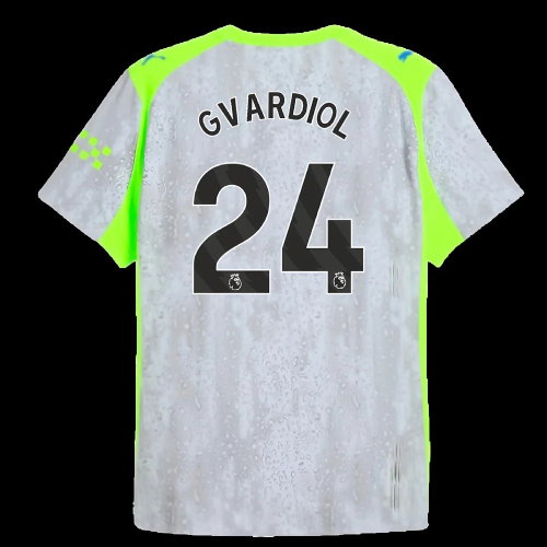 2025-2026 Man City Authentic Third Shirt (Gvardiol 24)