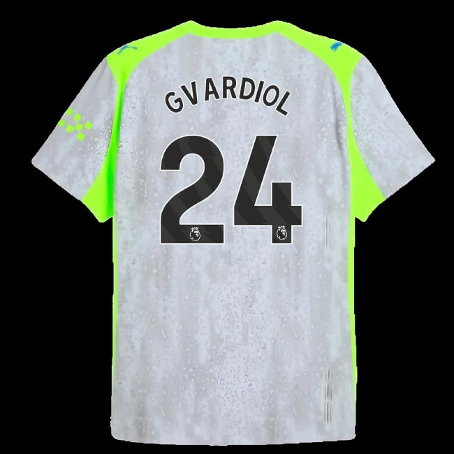 2025-2026 Man City Authentic Third Shirt (Gvardiol 24)