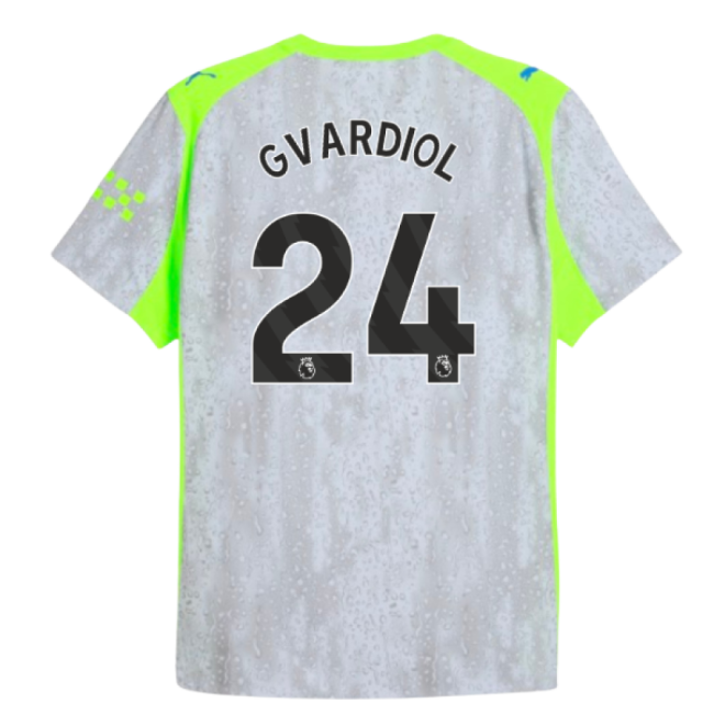 2025-2026 Man City Authentic Third Shirt (Gvardiol 24)