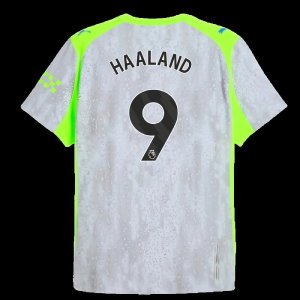 2025-2026 Man City Authentic Third Shirt (Haaland 9)