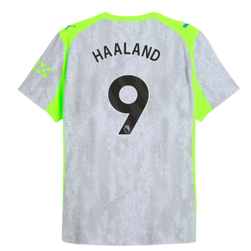 2025-2026 Man City Authentic Third Shirt (Haaland 9)