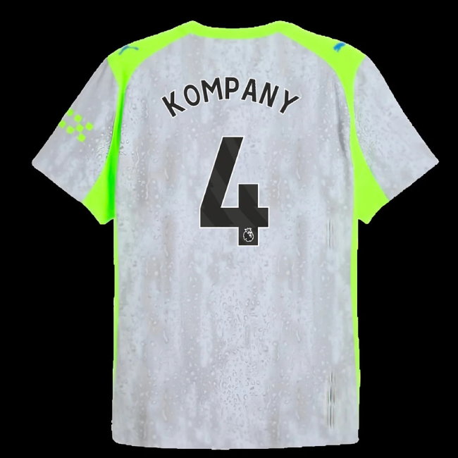 2025-2026 Man City Authentic Third Shirt (Kompany 4)