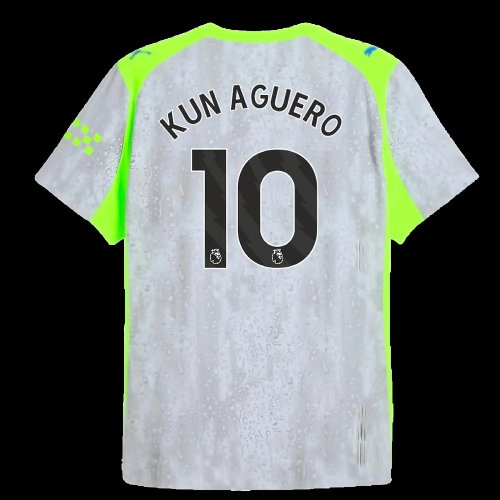 2025-2026 Man City Authentic Third Shirt (Kun Aguero 10)