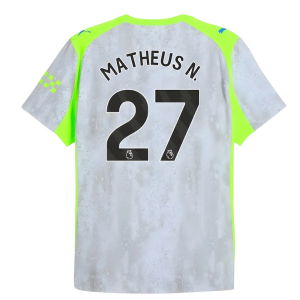 2025-2026 Man City Authentic Third Shirt (Matheus N. 27)