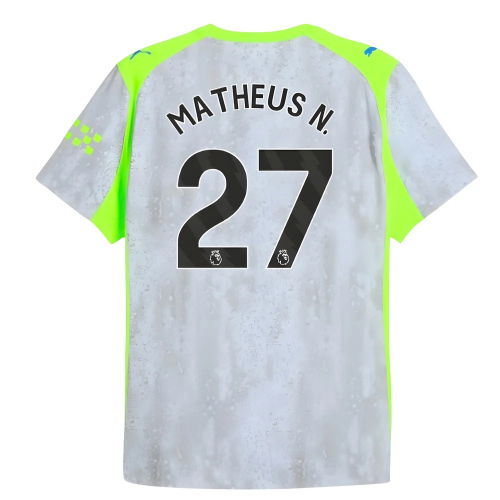 2025-2026 Man City Authentic Third Shirt (Matheus N. 27)