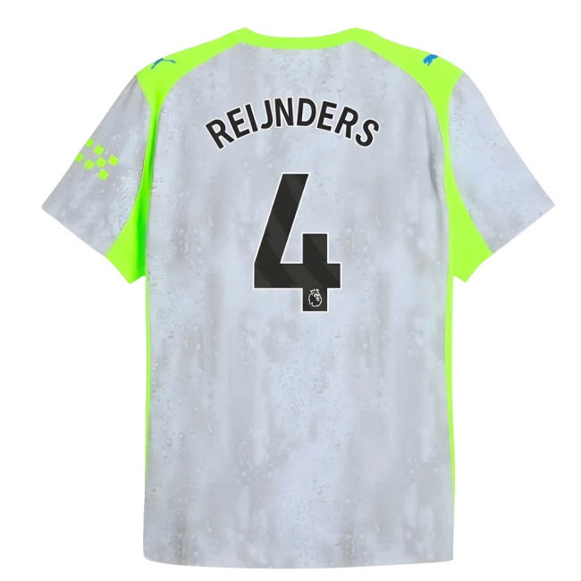 2025-2026 Man City Authentic Third Shirt (Reijnders 4)