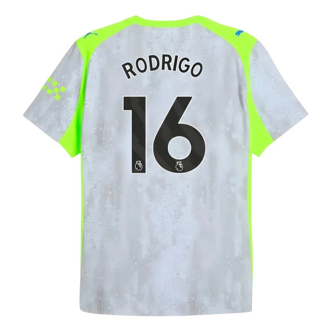 2025-2026 Man City Authentic Third Shirt (Rodrigo 16)