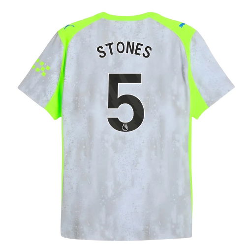 2025-2026 Man City Authentic Third Shirt (Stones 5)
