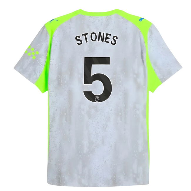 2025-2026 Man City Authentic Third Shirt (Stones 5)