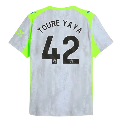 2025-2026 Man City Authentic Third Shirt (Toure Yaya 42)