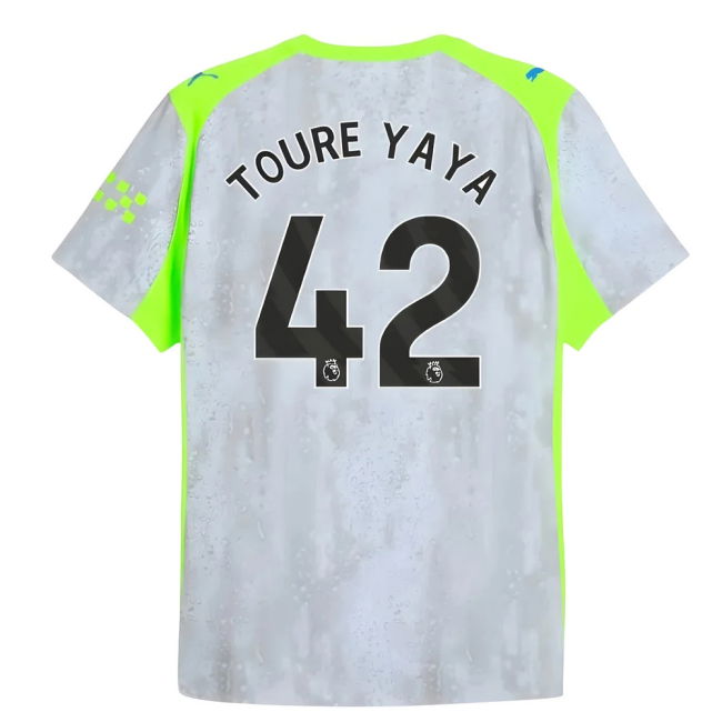 2025-2026 Man City Authentic Third Shirt (Toure Yaya 42)