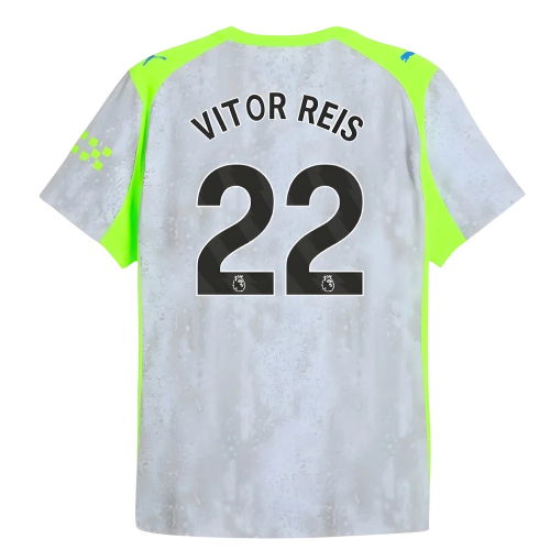2025-2026 Man City Authentic Third Shirt (Vitor Reis 22)  2025-2026 Man City Authentic Third Shirt (Vitor Reis 22)