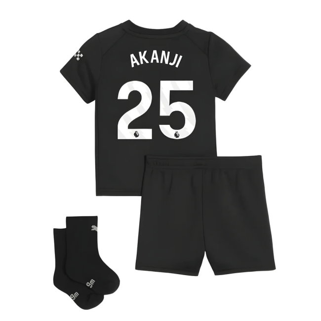 2025-2026 Man City Away Baby Kit (Akanji 25)