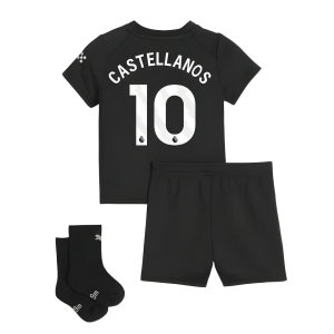 2025-2026 Man City Away Baby Kit (Castellanos 10)