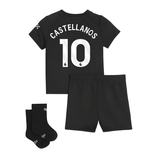 2025-2026 Man City Away Baby Kit (Castellanos 10)