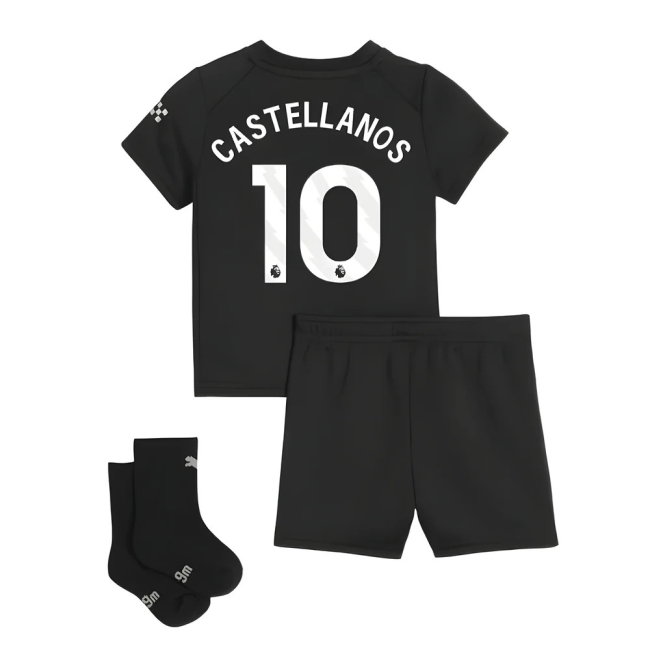 2025-2026 Man City Away Baby Kit (Castellanos 10)