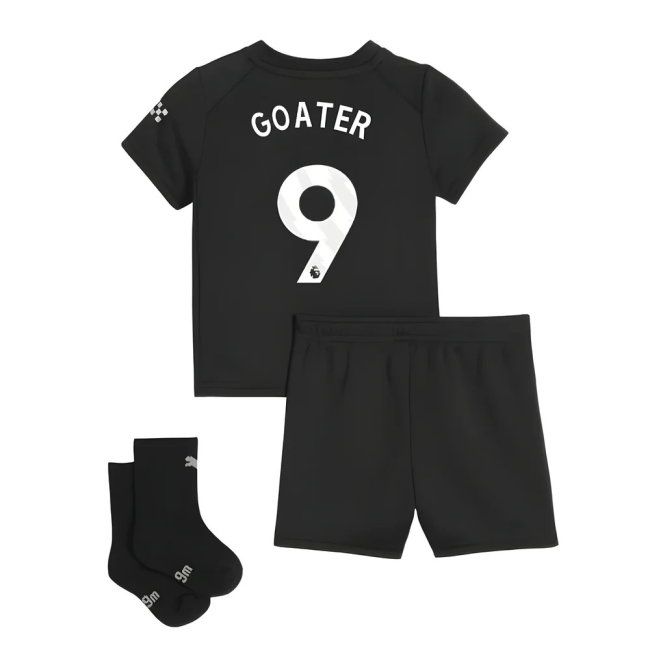 2025-2026 Man City Away Baby Kit (Goater 9)