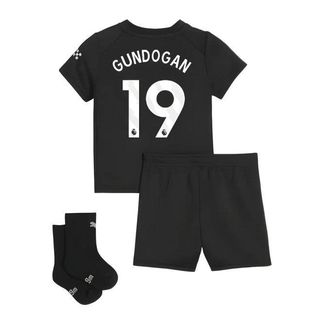 2025-2026 Man City Away Baby Kit (Gundogan 19)