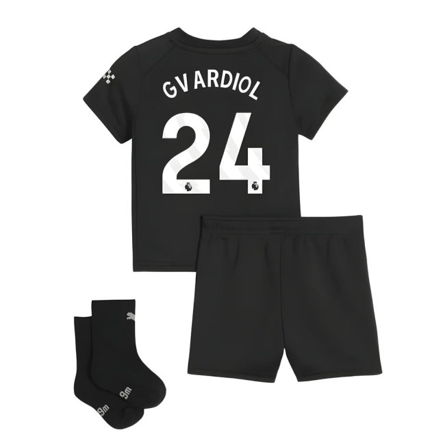 2025-2026 Man City Away Baby Kit (Gvardiol 24)