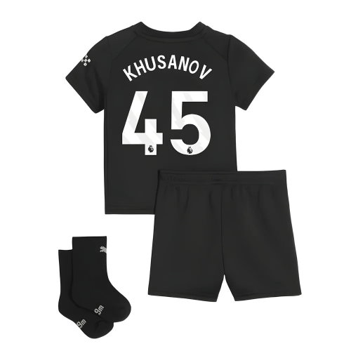 2025-2026 Man City Away Baby Kit (Khusanov 45)