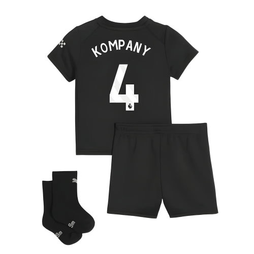 2025-2026 Man City Away Baby Kit (Kompany 4)