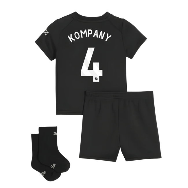2025-2026 Man City Away Baby Kit (Kompany 4)