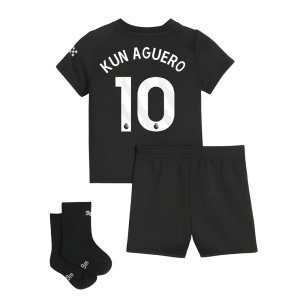 2025-2026 Man City Away Baby Kit (Kun Aguero 10)