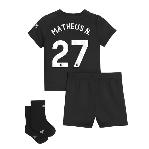 2025-2026 Man City Away Baby Kit (Matheus N. 27)