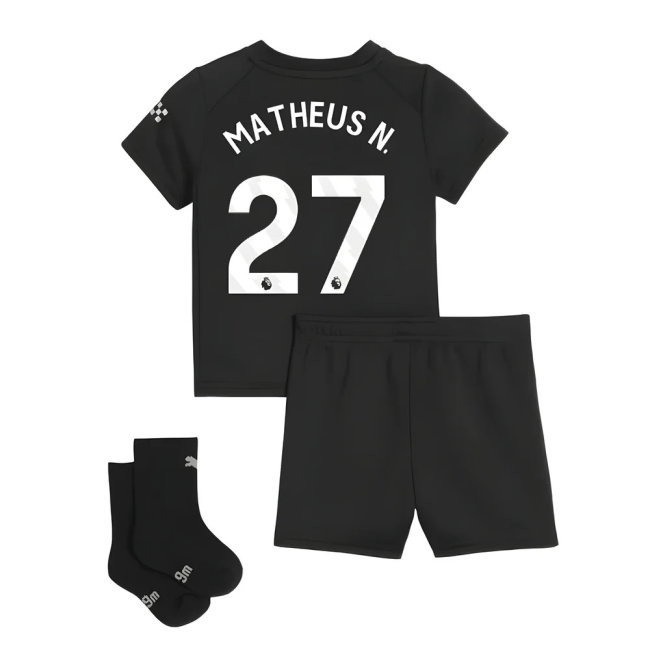 2025-2026 Man City Away Baby Kit (Matheus N. 27)