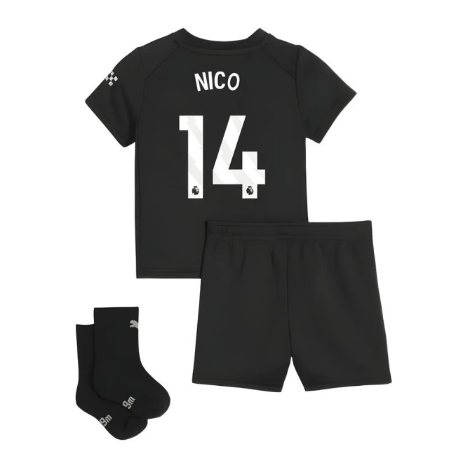 2025-2026 Man City Away Baby Kit (Nico 14)