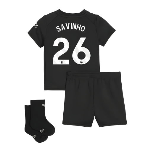 2025-2026 Man City Away Baby Kit (Savinho 26)