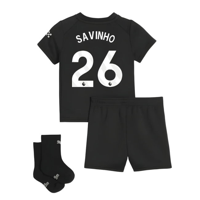 2025-2026 Man City Away Baby Kit (Savinho 26)