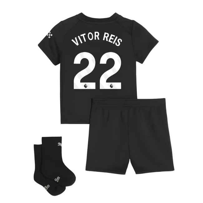 2025-2026 Man City Away Baby Kit (Vitor Reis 22)