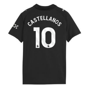 2025-2026 Man City Away Mini Kit (Castellanos 10)