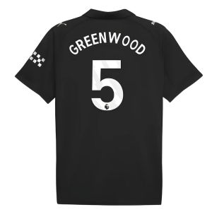 2025-2026 Man City Away Shirt (Greenwood 5)