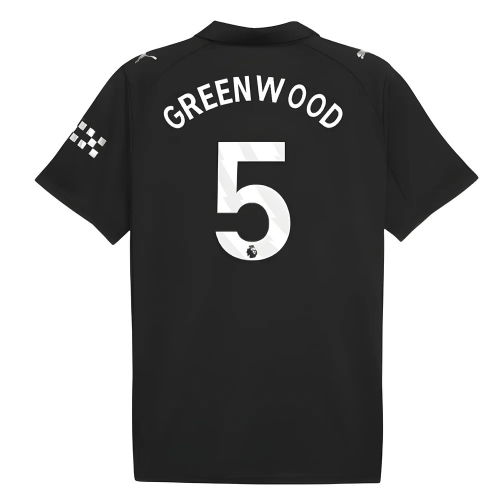 2025-2026 Man City Away Shirt (Greenwood 5)
