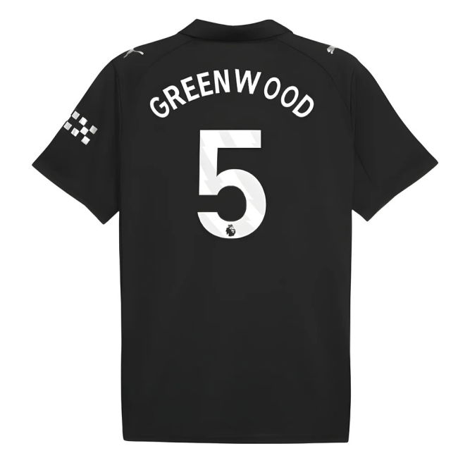 2025-2026 Man City Away Shirt (Greenwood 5)