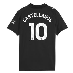 2025-2026 Man City Away Shirt (Kids) (Castellanos 10)